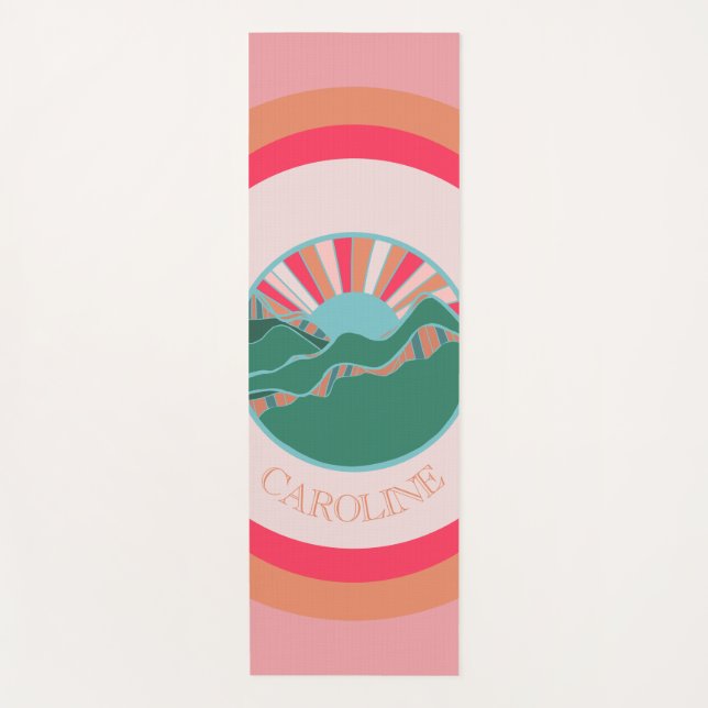 Mountain Sun Zen Yoga Mat (Front)