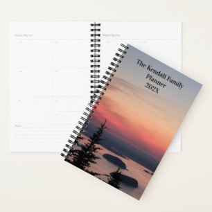 Mountain Sunrise Planner