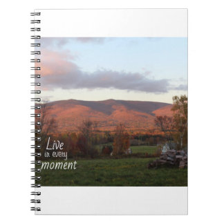 Mountain Sunset Notebook