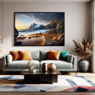 Mountain Sunset Poster