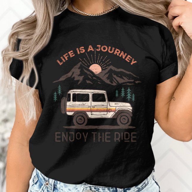 Mountain Sunset- Traveller Gift- Life Is A Journey T-Shirt (Creator Uploaded)