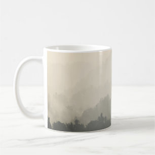 MOUNTAIN SURROUNDED BY TREES COFFEE MUG