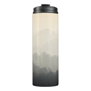 MOUNTAIN SURROUNDED BY TREES THERMAL TUMBLER