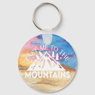 Mountain Themed Keychain