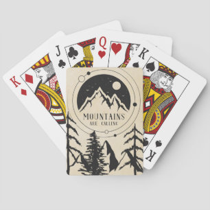 Mountain-Themed Playing Cards
