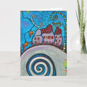 Mountain Top Magic Christmas Card