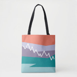 Mountain Tote with Solid Tropic Back Bag