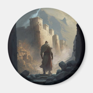 Mountain town siege magnet
