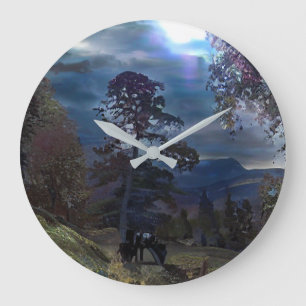 MOUNTAIN TRAIL LARGE CLOCK