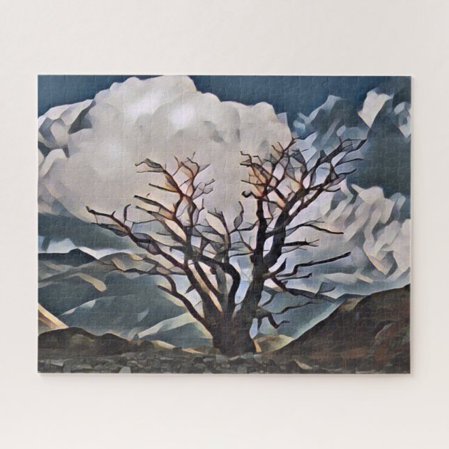 MOUNTAIN TREE JIGSAW PUZZLE (Horizontal)