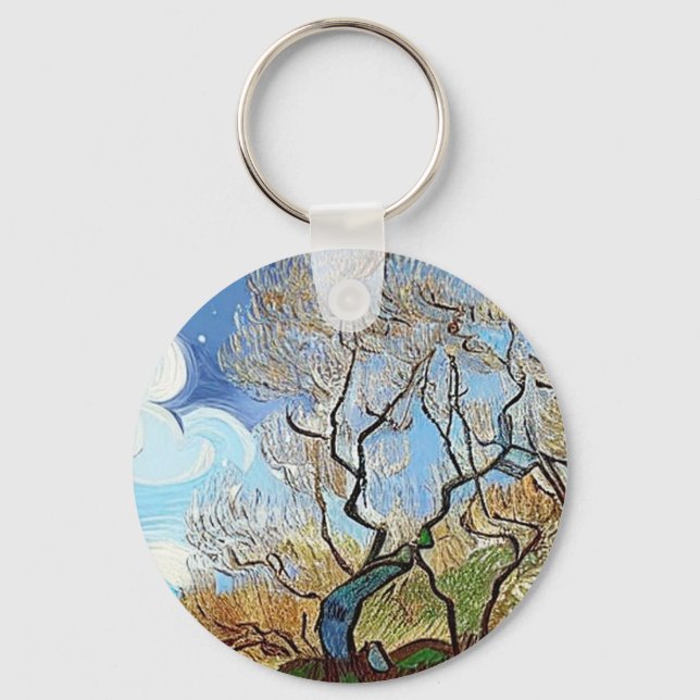  MOUNTAIN  TREE KEY RING (Front)