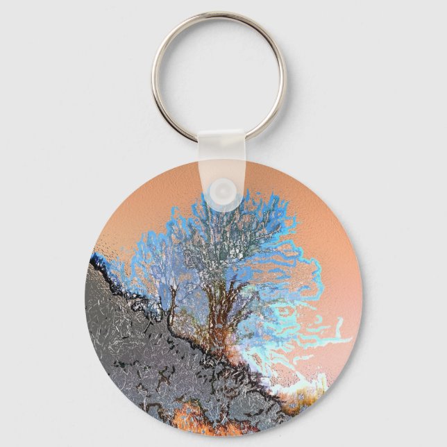 MOUNTAIN TREES KEY RING (Front)
