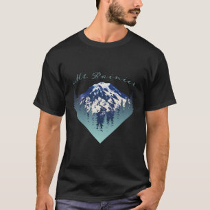 Mountain Trees Mt Rainier T-Shirt
