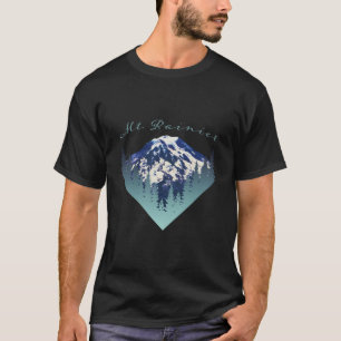 Mountain Trees Mt Rainier T-Shirt