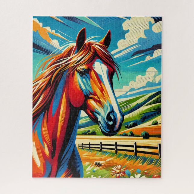 Mountain Valley Horse 500 Piece Puzzle (Vertical)