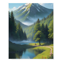 Mountain Valley Landscape