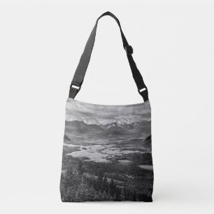 Mountain Valley Monochrome Nature Crossbody Bag