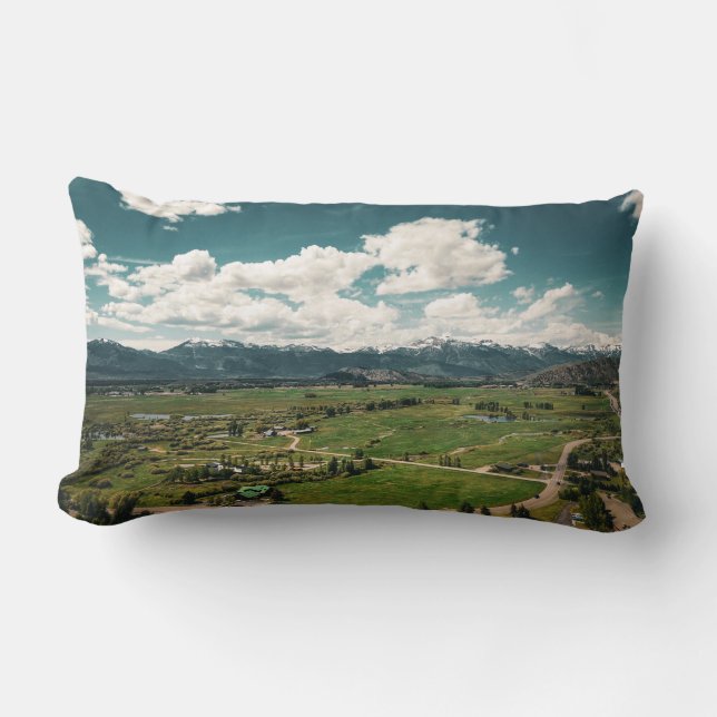 Mountain Valley Serenity - Large Pillow (Front)
