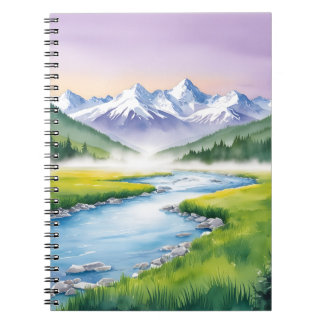 Mountain Valley Tranquillity Notebook