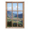 Mountain Valley View from a Window