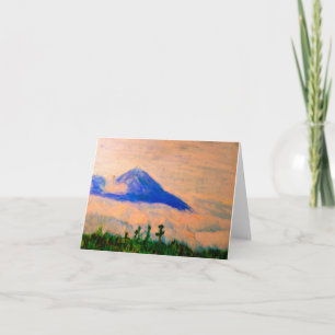 Mountain View Blank Note Card