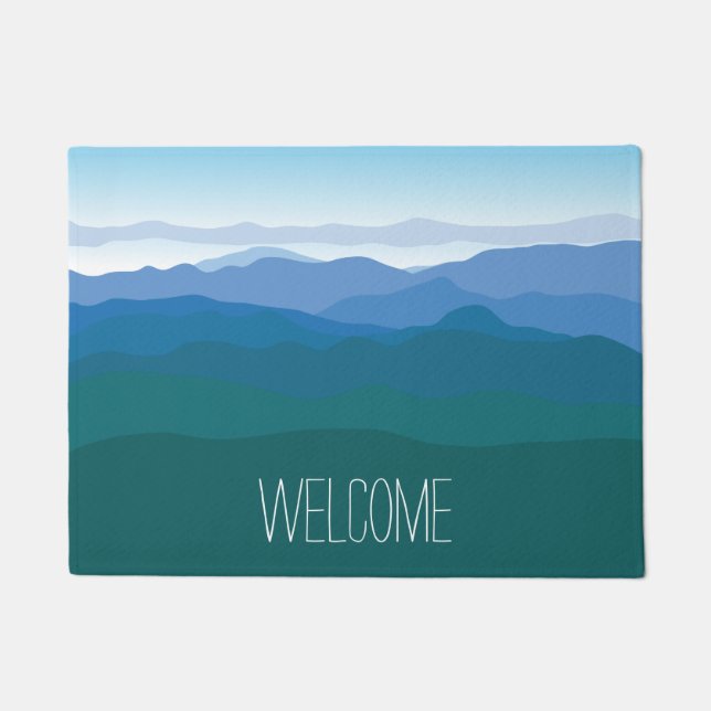 Mountain View Doormat (Front)