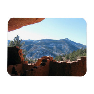 Mountain View from Cliff Dwellings Magnet