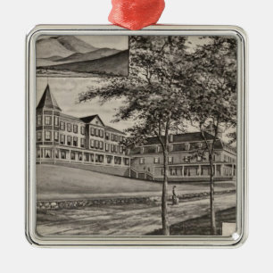 Mountain View House, Whitefield, NH Metal Ornament