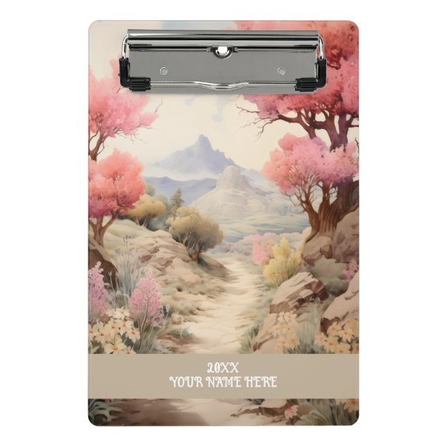 Mountain view landscape mini clipboard (Front)
