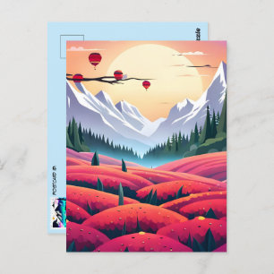 Mountain View, Postcrossing Postcard