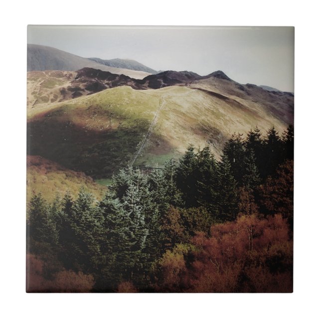 MOUNTAIN VIEWS OF WALES CERAMIC TILE (Front)