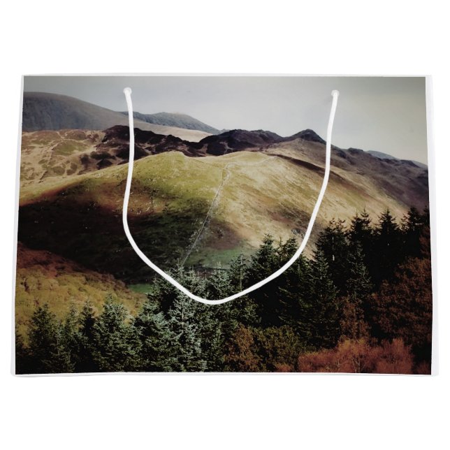 MOUNTAIN VIEWS OF WALES LARGE GIFT BAG (Front)