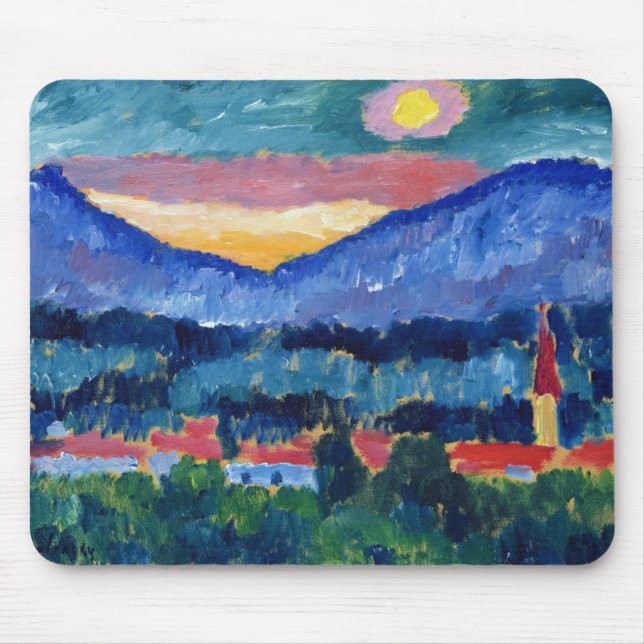 Mountain Village, 1910 Mouse Pad (Front)