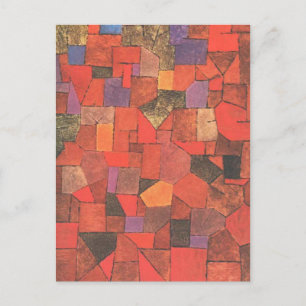 Mountain Village (Autumnal) by Paul Klee Postcard