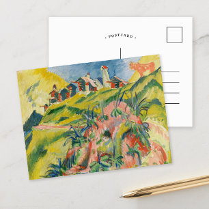 Mountain Village   Ernst Ludwig Kirchner Postcard