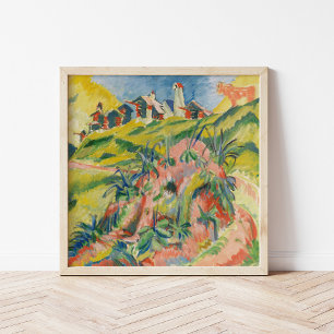 Mountain Village   Ernst Ludwig Kirchner Poster