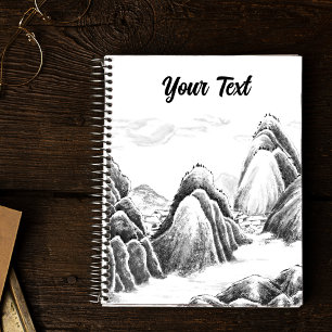 Mountain Village - Ink Notebook