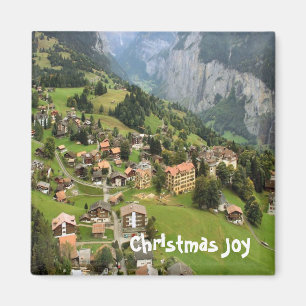 Mountain village, Jungfrau region Magnet