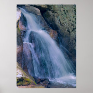 Mountain Waterfall Poster