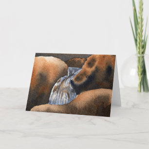 Mountain Waters Greeting Card