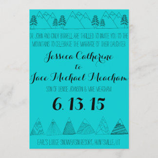 Mountain Wedding Invitation