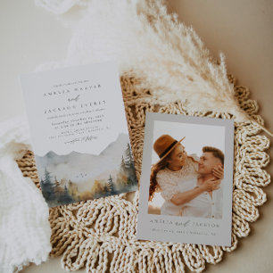 Mountain Wedding Invitation