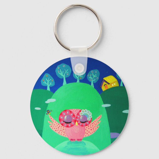 Mountain Whispers Key Ring (Front)