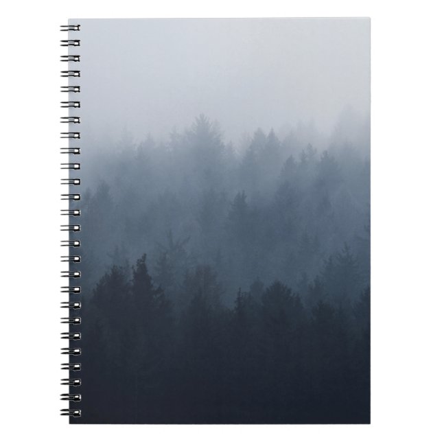MOUNTAIN WITH FOREST IN THE FOG NOTEBOOK (Front)