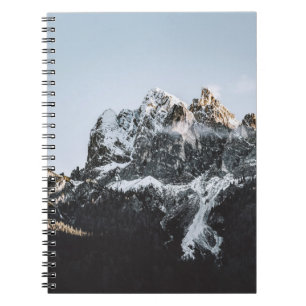 MOUNTAIN WITH SNOW CAP DURING DAYTIME NOTEBOOK
