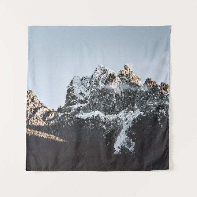 MOUNTAIN WITH SNOW CAP DURING DAYTIME TAPESTRY (Front)