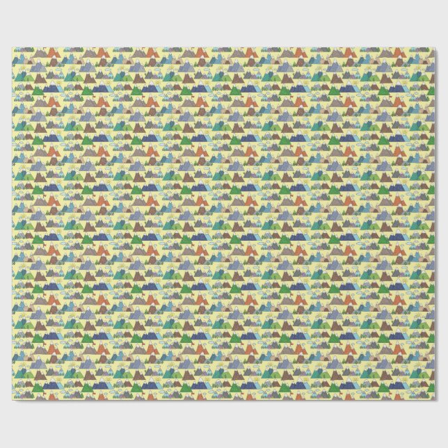 mountain wrapping paper (Flat)