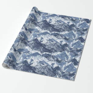 Mountain wrapping paper