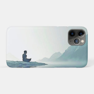Mountain Zen Peaceful Meditation Design iPhone 11 Pro Case