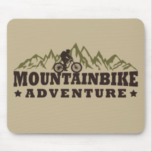 Mountainbike adventure mouse pad